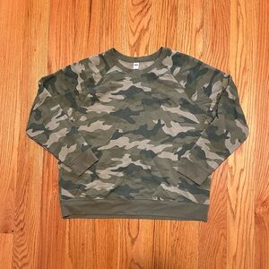 Old Navy sweatshirt, XL, camouflage